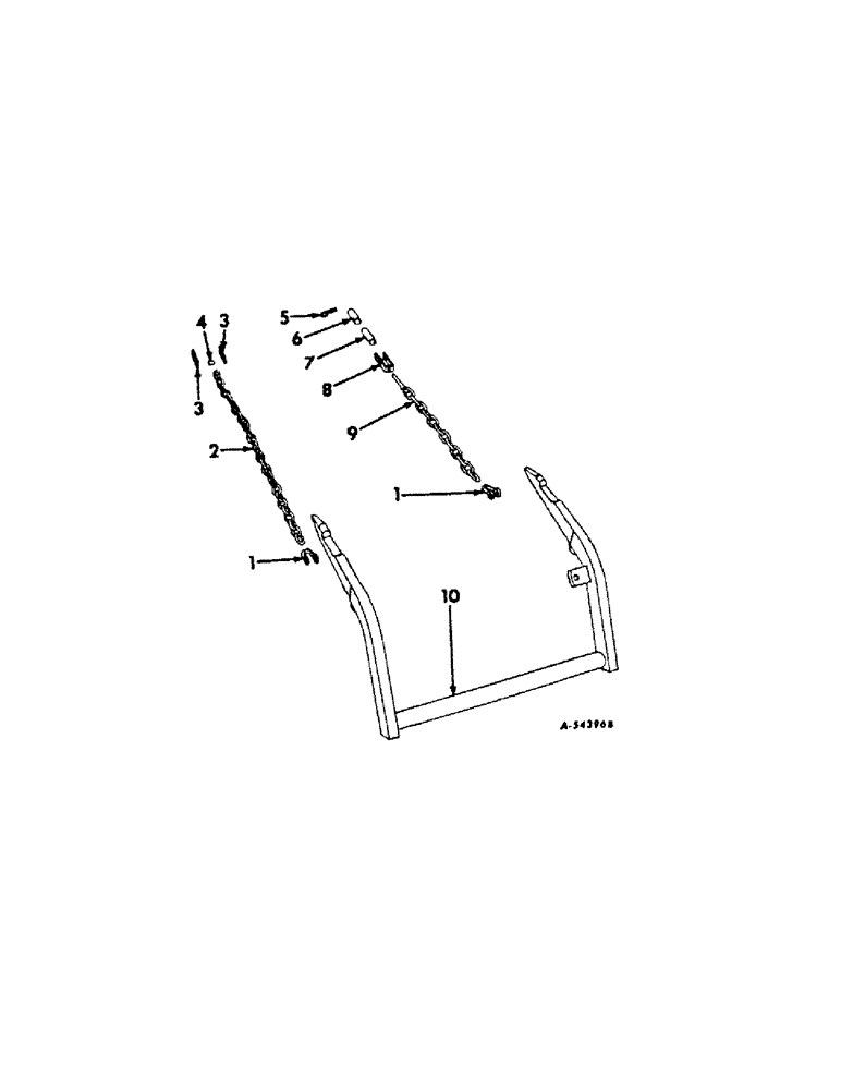 Схема запчастей Case IH 100 - (A-15) - FAST-HITCH, DRAWBAR 