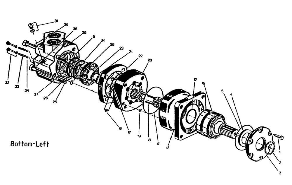 Схема запчастей Case IH 7700 - (B02[30A]) - HYDRAULIC MOTOR 6000 CHAR-LYNN: 24 CU. IN. Hydraulic Components & Circuits