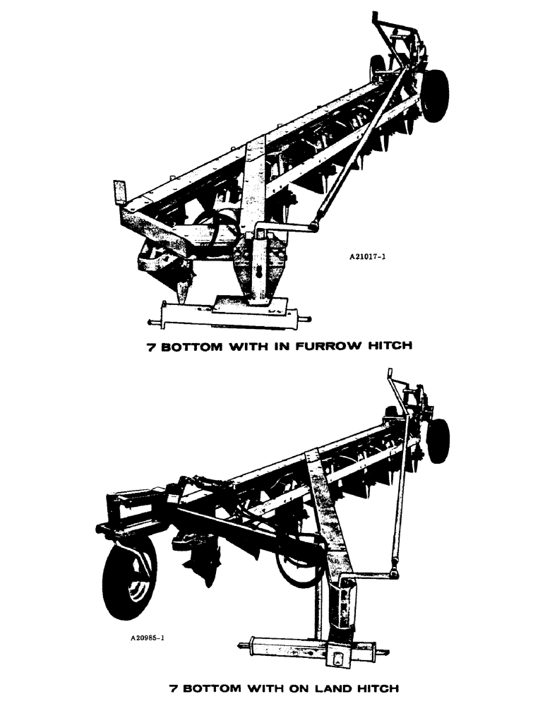 Схема запчастей Case IH 3300-SERIES - (01A) - 7 BOTTOM 