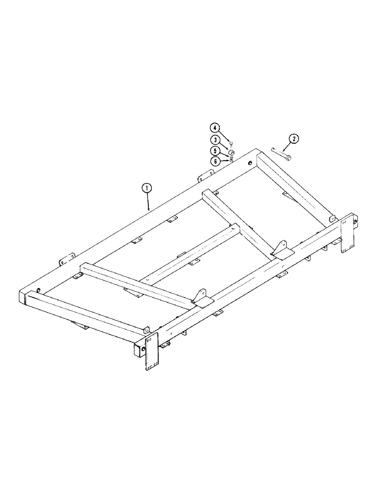 Схема запчастей Case IH 1900 - (06) - MAIN FRAME 