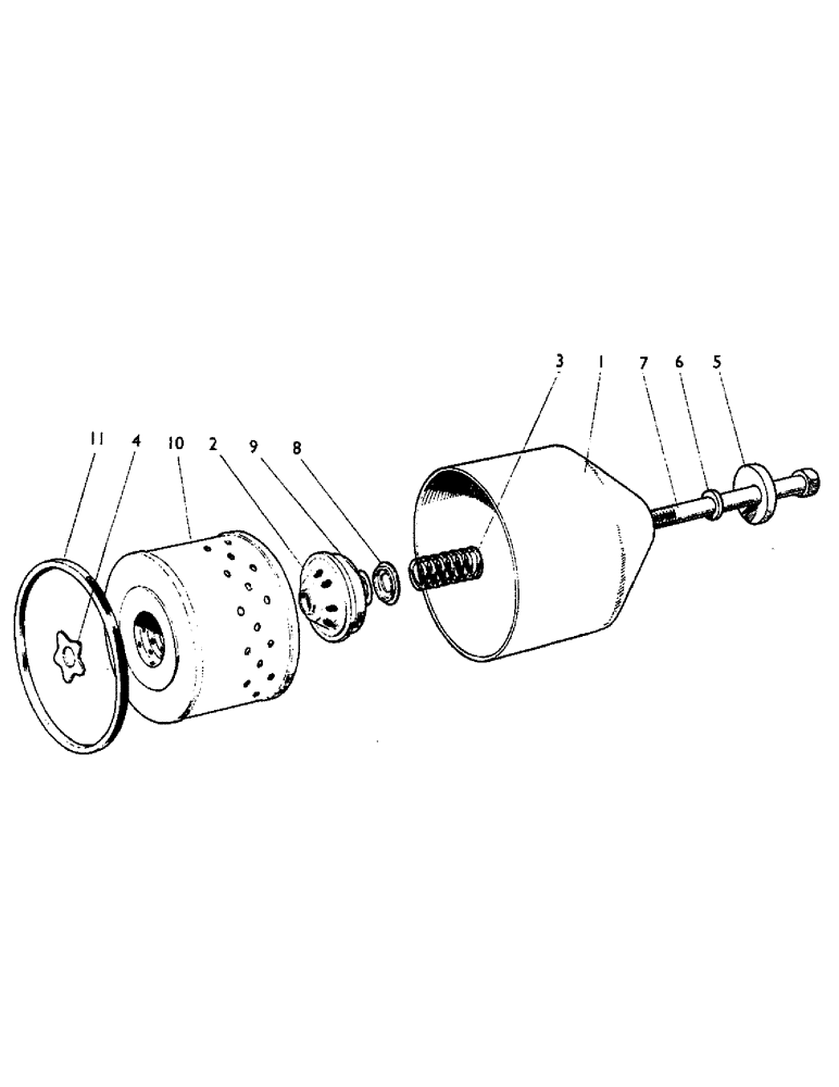 Схема запчастей Case IH 880UE - (16) - OIL FILTER (01) - ENGINE