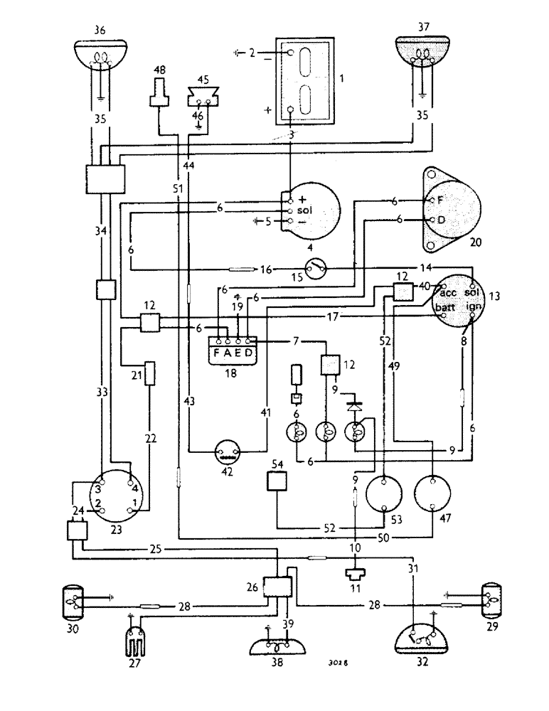 Схема запчастей Case IH 880B - (116) - ELECTRICAL EQUIPMENT, TRACTOR 530001 TO 544391 (06) - ELECTRICAL SYSTEMS