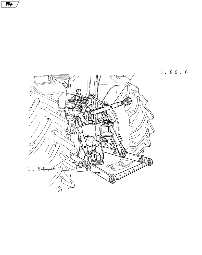 Схема запчастей Case IH FARMALL 65C - (SEC. 09) - LINKAGE (00) - GENERAL