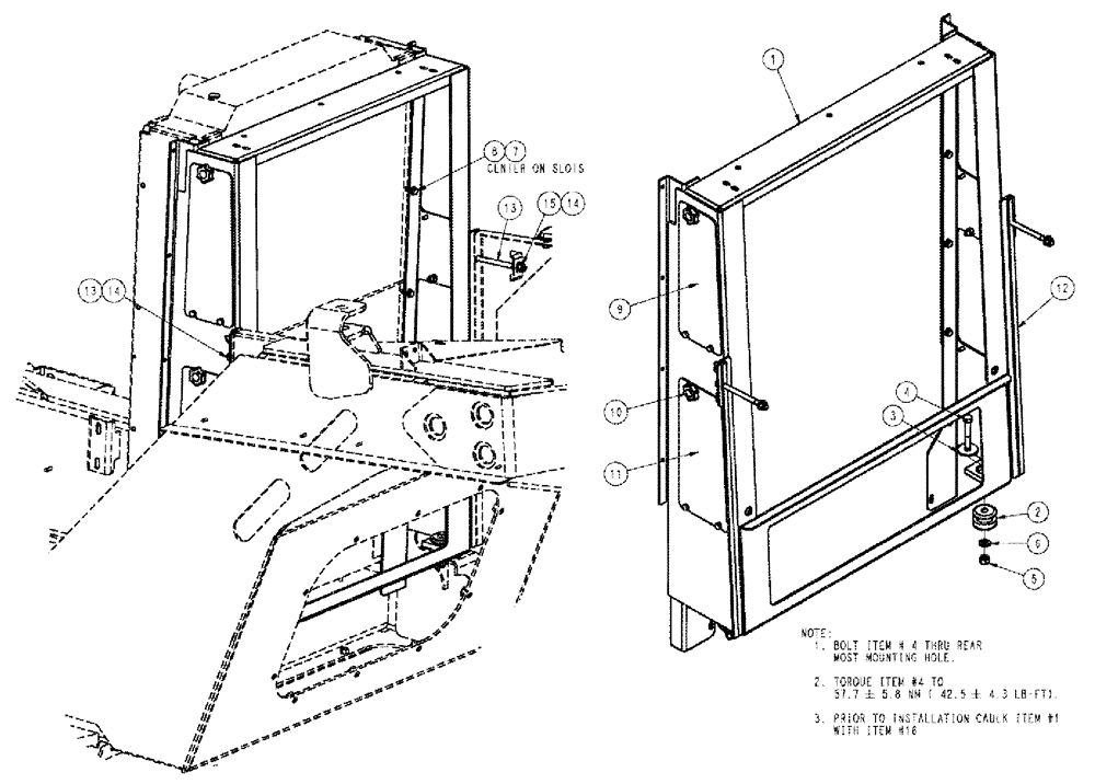 Схема запчастей Case IH TITAN 3520 - (02-019[01]) - RADIATOR MOUNTING GROUP (01) - ENGINE