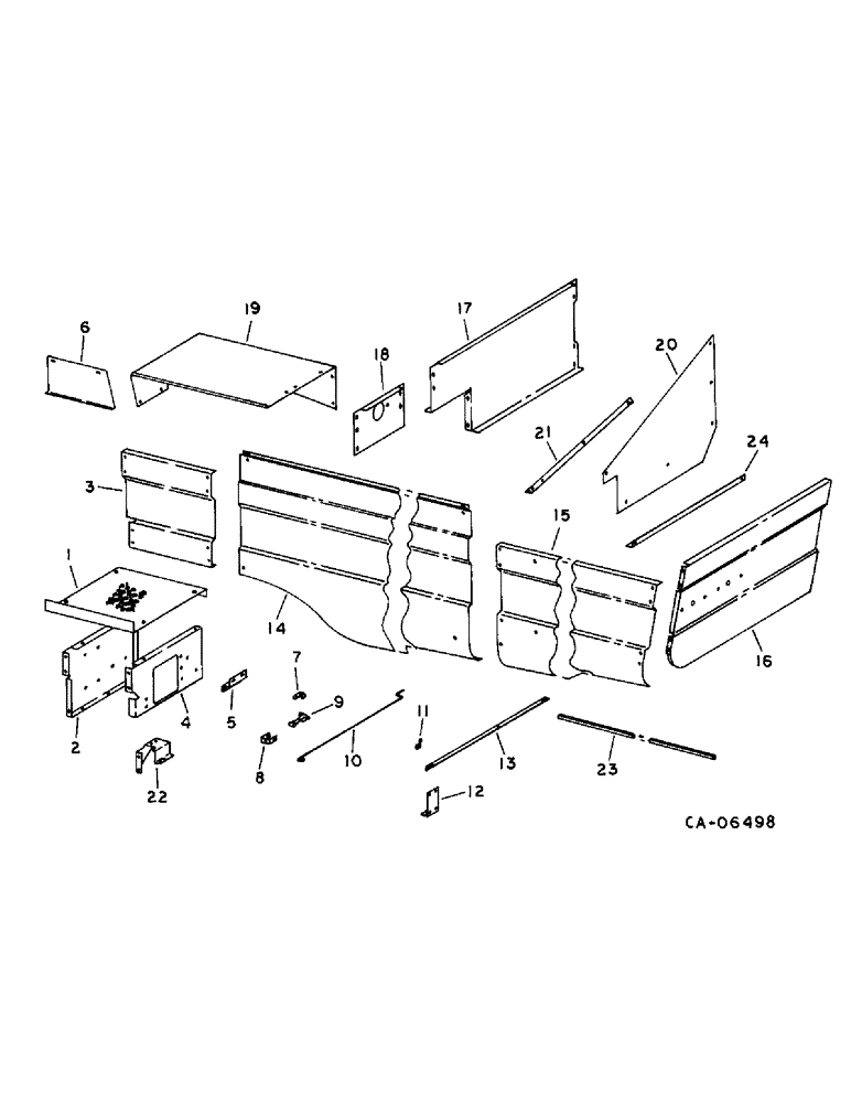 Схема запчастей Case IH 1470 - (20-07) - SEPARATOR, SHIELDS AND TRIM Separation