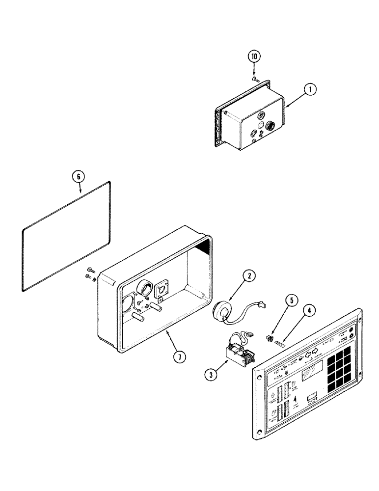 Схема запчастей Case IH 2394 - (4-24) - INSTRUMENT CLUSTER (04) - ELECTRICAL SYSTEMS