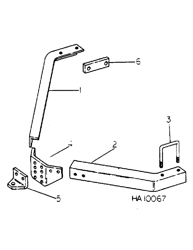 Схема запчастей Case IH 55 - (F-25) - TRAILING HITCH 