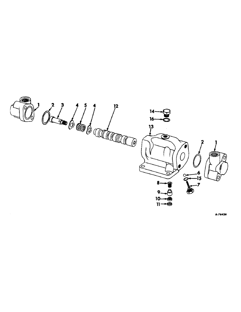 Схема запчастей Case IH 915 - (F-19) - HYDRAULICS SYSTEM, STEERING VALVE (07) - HYDRAULIC SYSTEM
