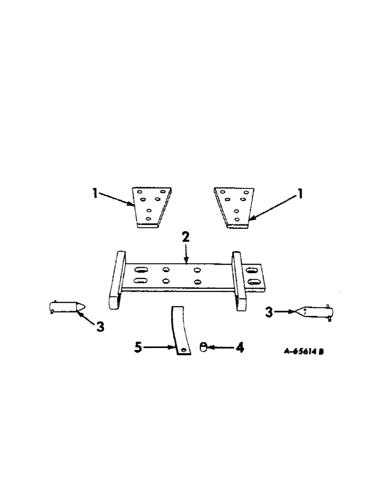 Схема запчастей Case IH 120 - (D-10) - HITCH PARTS, FOR TRACTORS EQUIPPED W/TWO-POINT HITCH OR FIXED DRAWBAR 