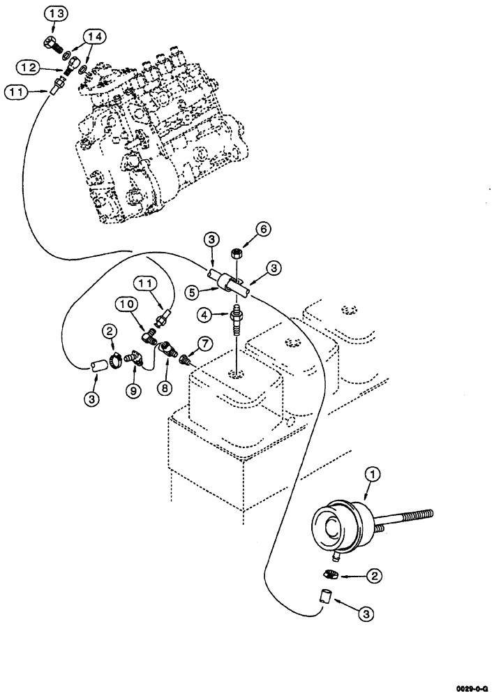 Схема запчастей Case IH 8860 - (10-66) - ANEROID AND WASTEGATE SYSTEM (4T-390 EMISSIONS CERTIFIED ENGINE) (10) - ENGINE