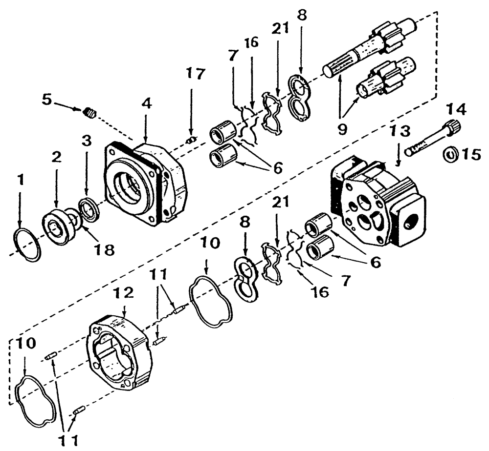 Схема запчастей Case IH 7700 - (B02[75A]) - HYDRAULIC MOTOR M350A Hydraulic Components & Circuits