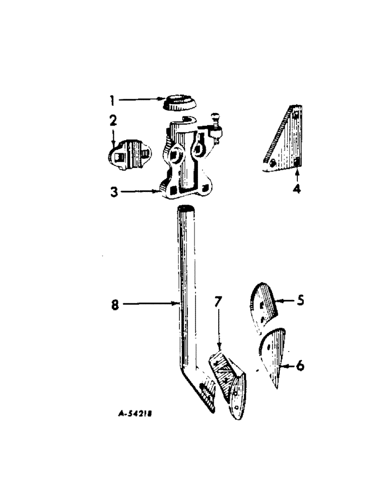 Схема запчастей Case IH A-193 - (J-3[A]) - STATIONARY JOINTERS, ONE PER FURROW 