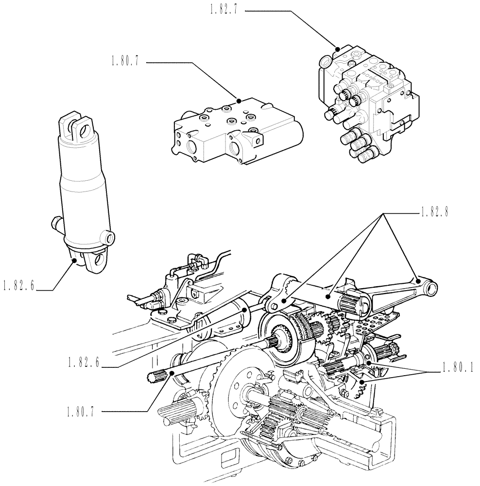 Схема запчастей Case IH PUMA 165 - (SEC. 07) - HYRAULICS (00) - GENERAL