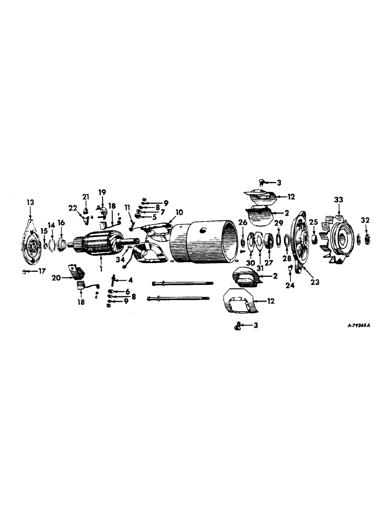 Схема запчастей Case IH 606 - (078) - ELECTRICAL SYSTEM, GENERATOR, DELCO REMY (06) - ELECTRICAL SYSTEMS