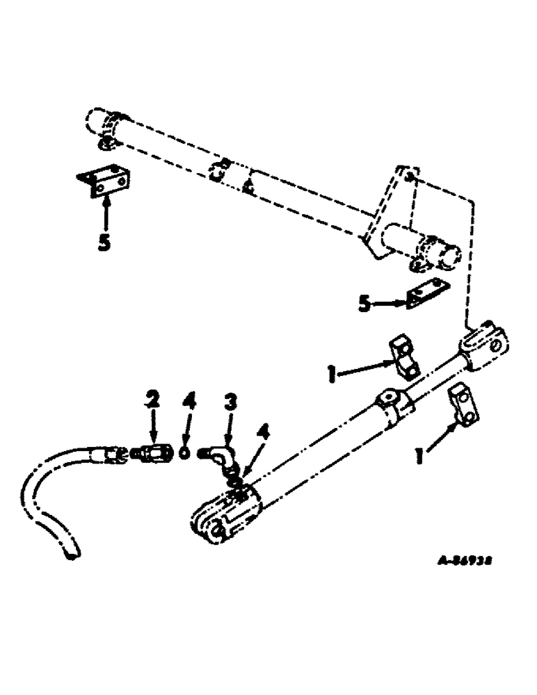 Схема запчастей Case IH 311 - (Q-21) - HYDRAULIC CYLINDER, SINGLE ACTION 