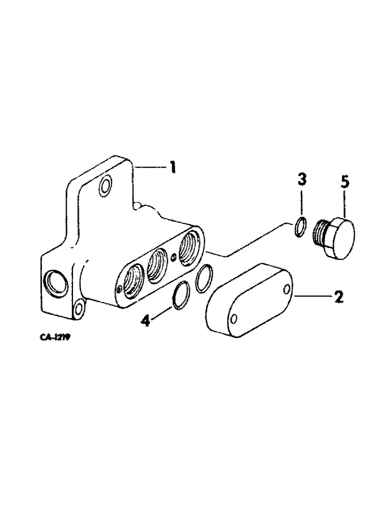 Схема запчастей Case IH 2826 - (10-38[1]) - HYDRAULICS, POWER BEYOND HYDROSTATIC DRIVE TRACTORS (07) - HYDRAULICS