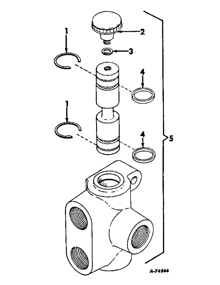 Схема запчастей Case IH 2500 - (10-48) - HYDRAULICS, DIVERTER VALVE (07) - HYDRAULICS
