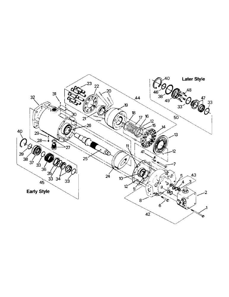 Схема запчастей Case IH PT270 - (10-23) - FIXED DISPLACEMENT MOTOR Options & Miscellaneous