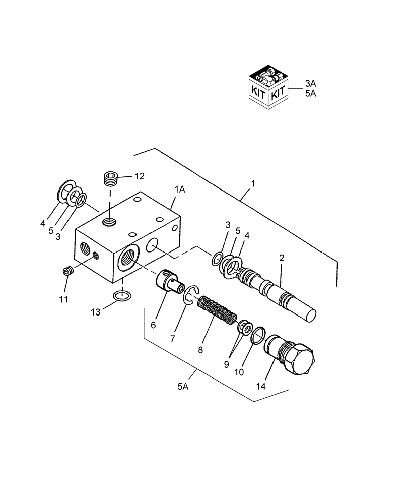 Схема запчастей Case IH FARMALL 45 - (03.13.02) - CONTROL VALVE, PTO (03) - TRANSMISSION