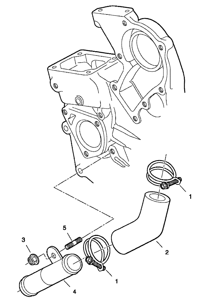Схема запчастей Case IH SCOUT XL - (10.408.02) - BLOCK COOLANT PIPE - DIESEL ENGINE (10) - ENGINE