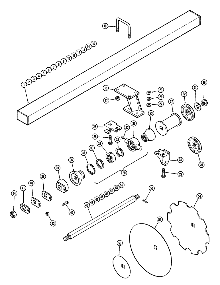 Схема запчастей Case IH G-SERIES - (20) - GANGS, G109, 9 INCH (228.6 MM) SPACING 