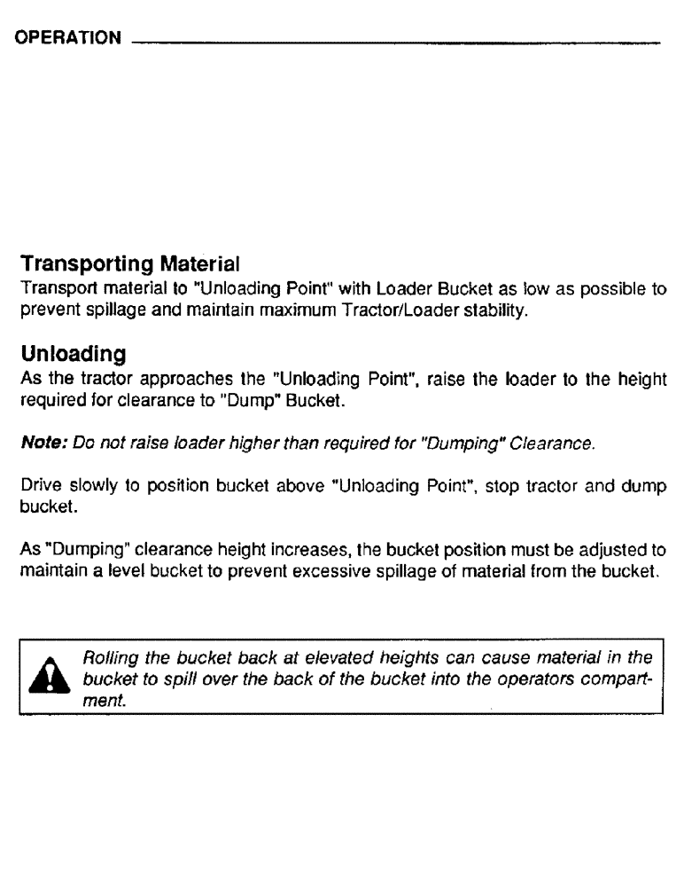 Схема запчастей Case IH L108 - (14) - OPERATION (00) - PICTORIAL INDEX