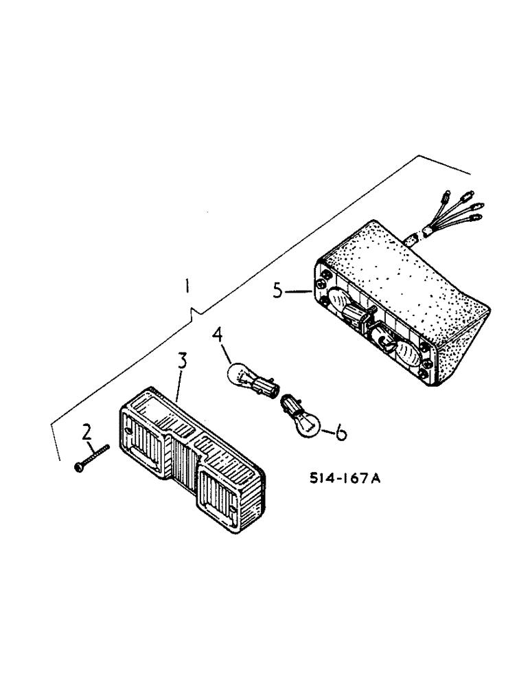 Схема запчастей Case IH 574 - (08-51) - STOP TAIL & FLASHER LIGHTS, DE-LUXE LIGHTING (06) - ELECTRICAL