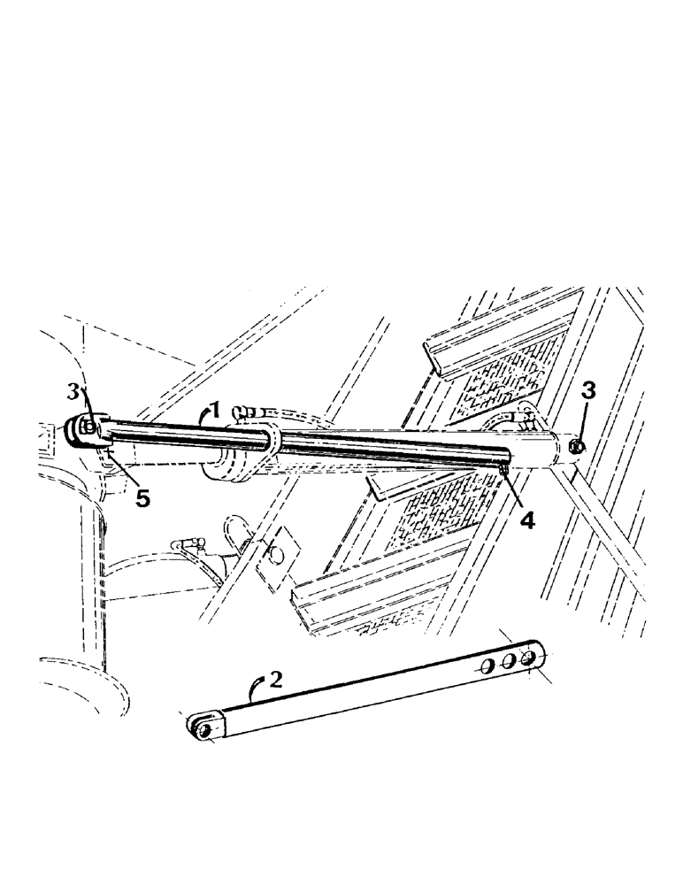 Схема запчастей Case IH 7000 - (A02-39) - MAINFRAME, ELEVATOR SAFETY ARMS Mainframe & Functioning Components
