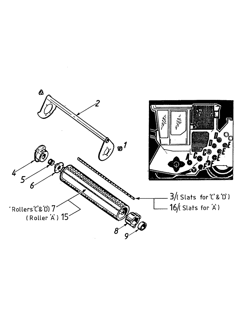 Схема запчастей Case IH 7700 - (A02-11) - MAINFRAME, TOP ROLLERS Mainframe & Functioning Components