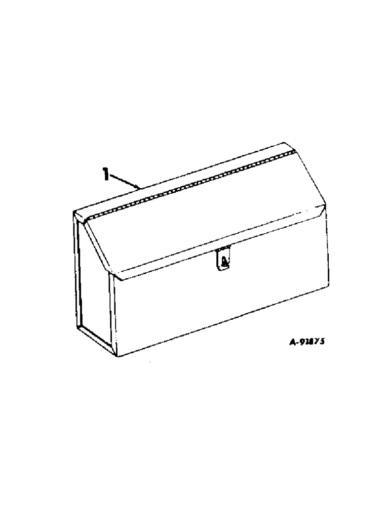 Схема запчастей Case IH 2856 - (M-07[A]) - SEAT, OPERATORS PLATFORM AND MISCELLANEOUS, TOOL BOX ATTACHMENT ALL WHEEL DRIVE TRACTORS (10) - OPERATORS PLATFORM