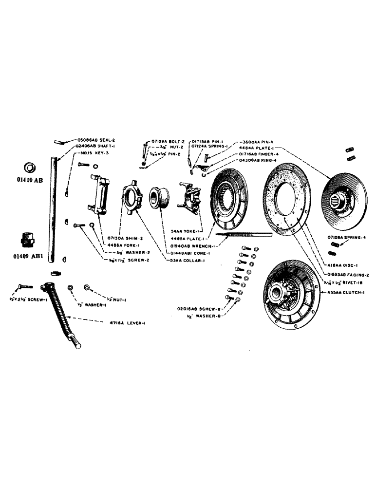 Схема запчастей Case IH LE - (70) - CLUTCH 