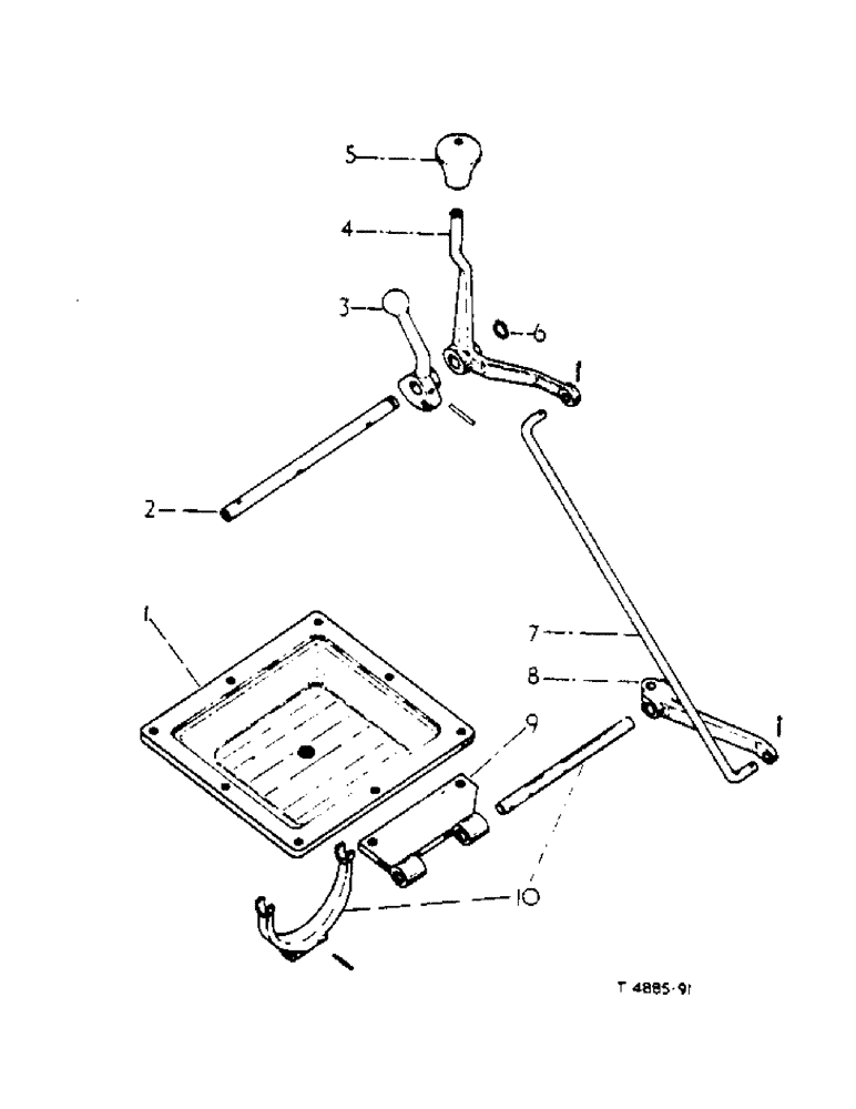 Схема запчастей Case IH 434 - (6-097) - MOWER DRIVE ATTACHMENT, MOWER DRIVE CONTROLS - ATTACHMENTS (88) - ACCESSORIES