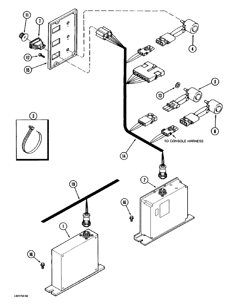 Схема запчастей Case IH 1670 - (4-40) - AUTOMATIC FEEDER CUT-OFF AND AUTOMATIC REEL SPEED, TO GROUND SPEED CONTROLS (06) - ELECTRICAL