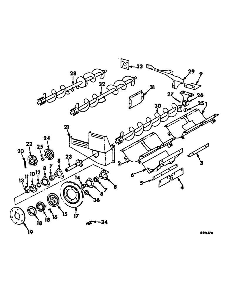 Схема запчастей Case IH 234 - (G-10) - GRINDER AND SHELLER UNITS, GROUND CORN CONVEYOR (58) - ATTACHMENTS/HEADERS