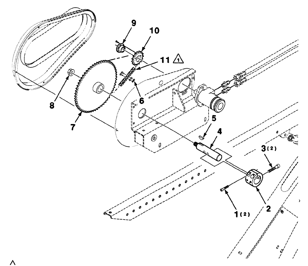 Схема запчастей Case IH 325 - (2-28) - REEL DRIVE ASSEMBLY (58) - ATTACHMENTS/HEADERS
