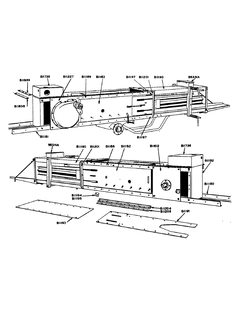 Схема запчастей Case IH 130 - (14) - BALING CHAMBER 