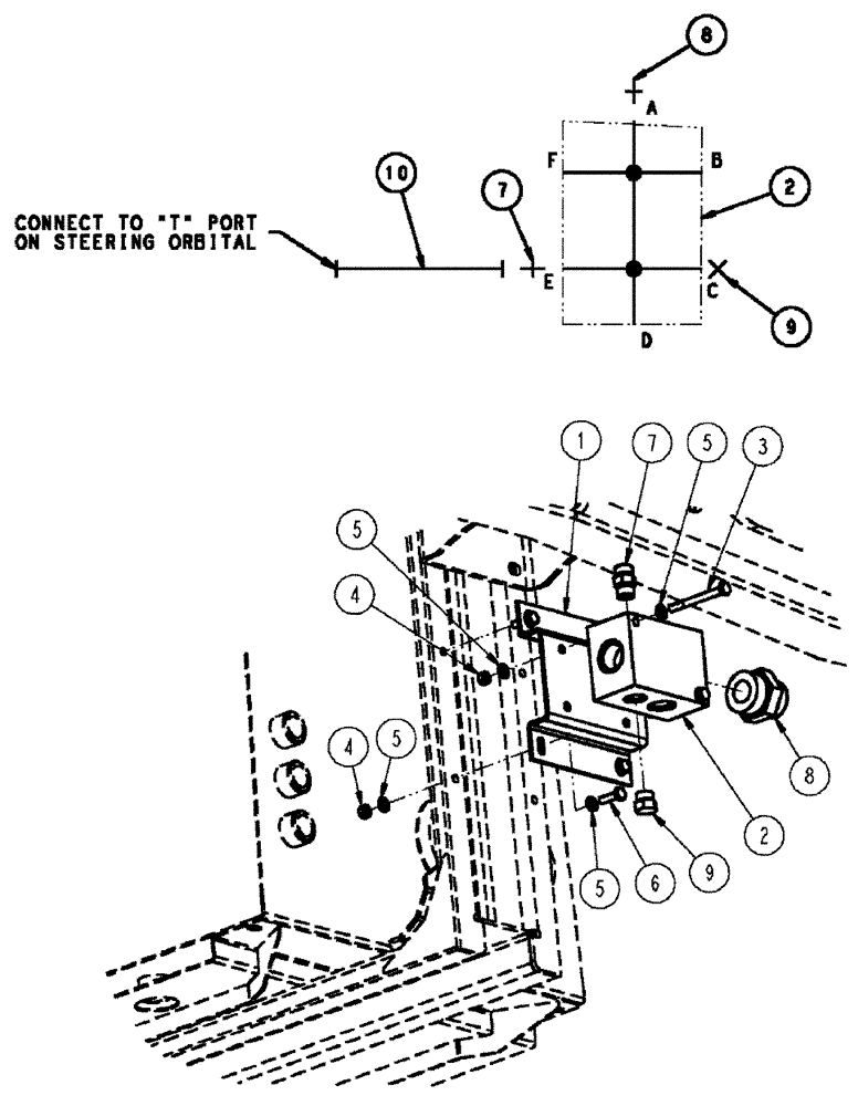 Схема запчастей Case IH TITAN 4520 - (06-003) - MANIFOLD GROUP, HYDRAULIC (07) - HYDRAULICS