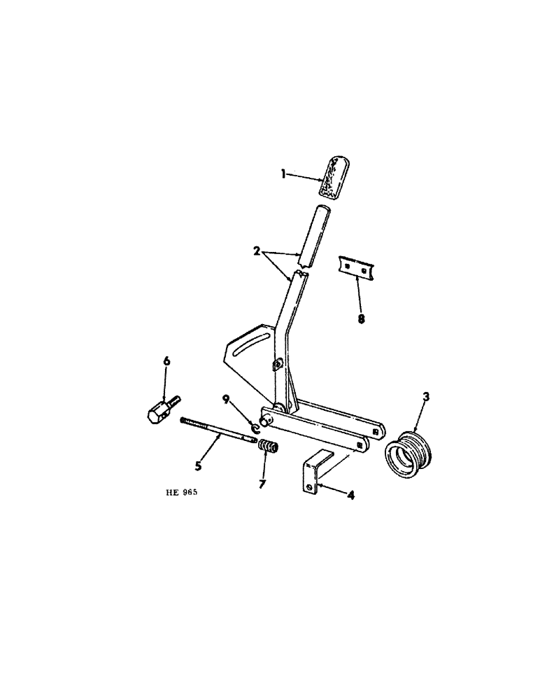 Схема запчастей Case IH 225 - (H-3) - CONTROLS, PLATFORM DRIVE CONTROL Controls