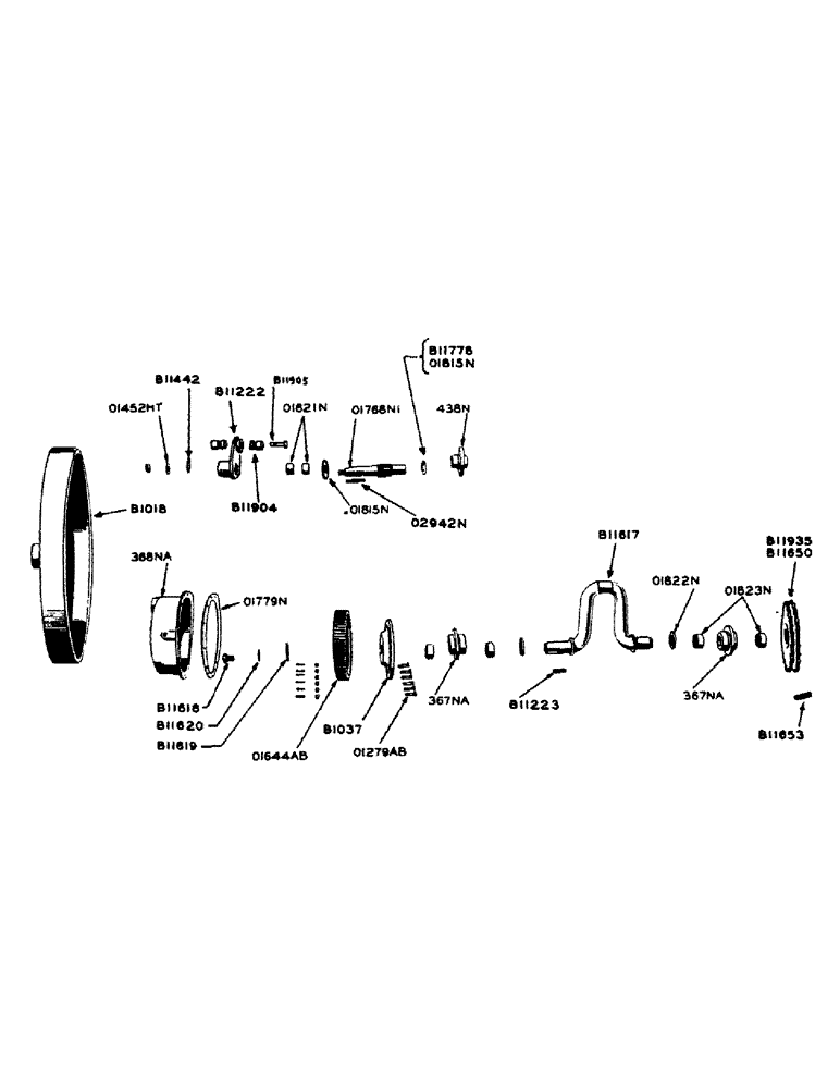 Схема запчастей Case IH 130 - (10) - FLYWHEEL 