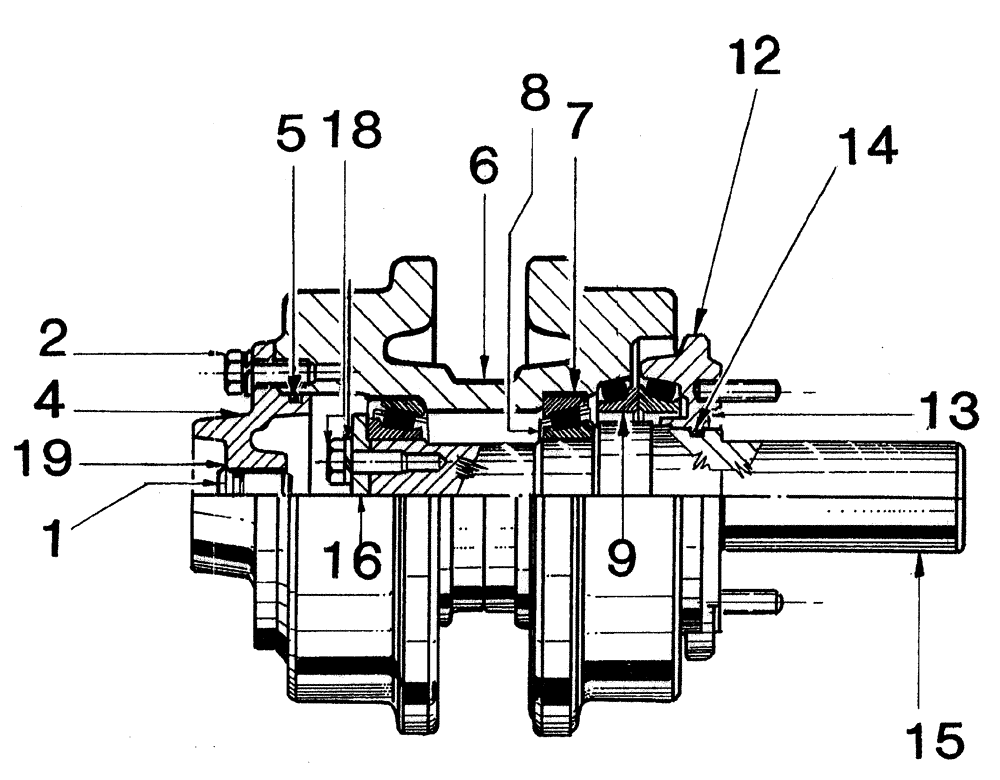 Схема запчастей Case IH 7700 - (A03[18]) - TRACK IDLER ROLLER Mainframe & Functioning Components