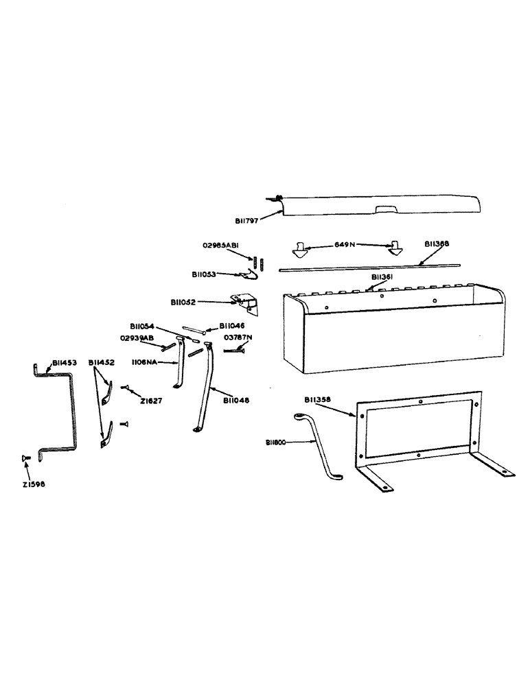 Схема запчастей Case IH 130 - (27) - TWINE BOX 