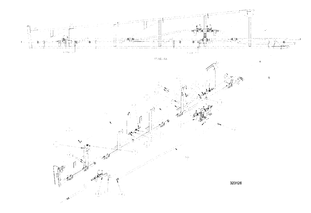 Схема запчастей Case IH SPX3200 - (09-065) - BOOM PLBG. GRP., 6-SECT (80 & 90) MID (78) - SPRAYING