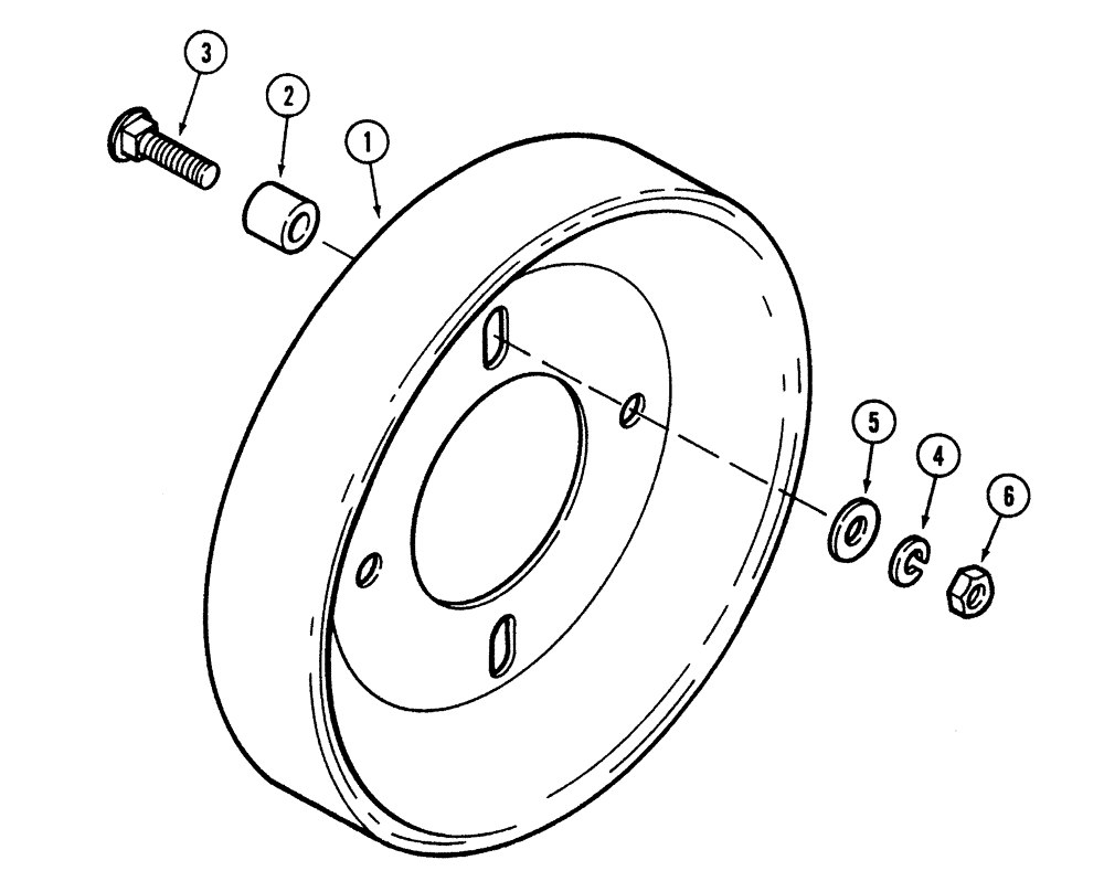 Схема запчастей Case IH 5300 - (9-064) - DEPTH BAND (09) - CHASSIS