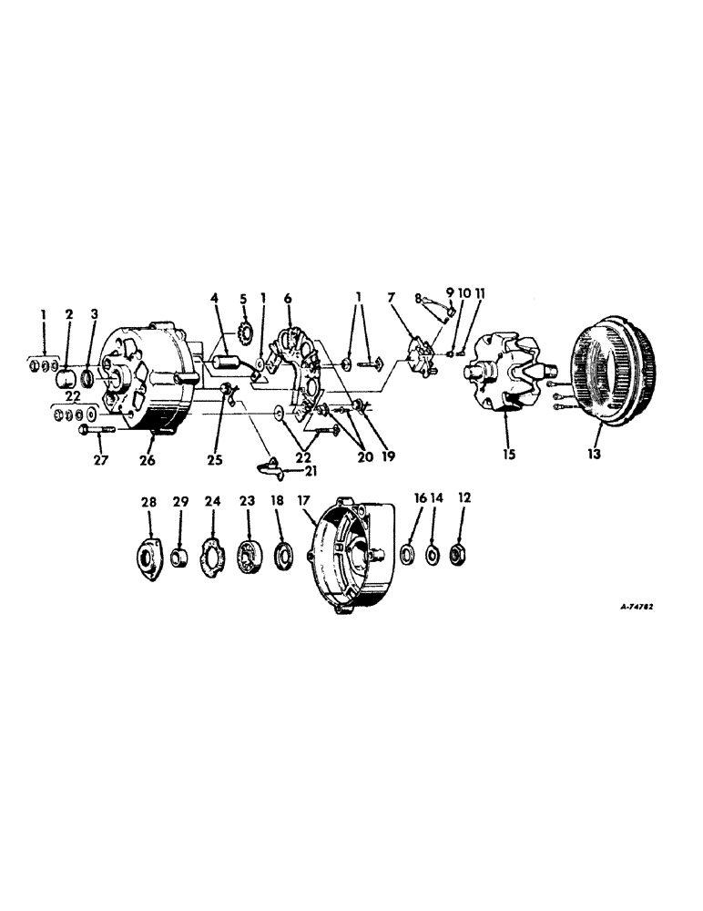 Схема запчастей Case IH 2826 - (08-04) - ELECTRICAL, ALTERNATOR GENERATOR, DELCO REMY (06) - ELECTRICAL