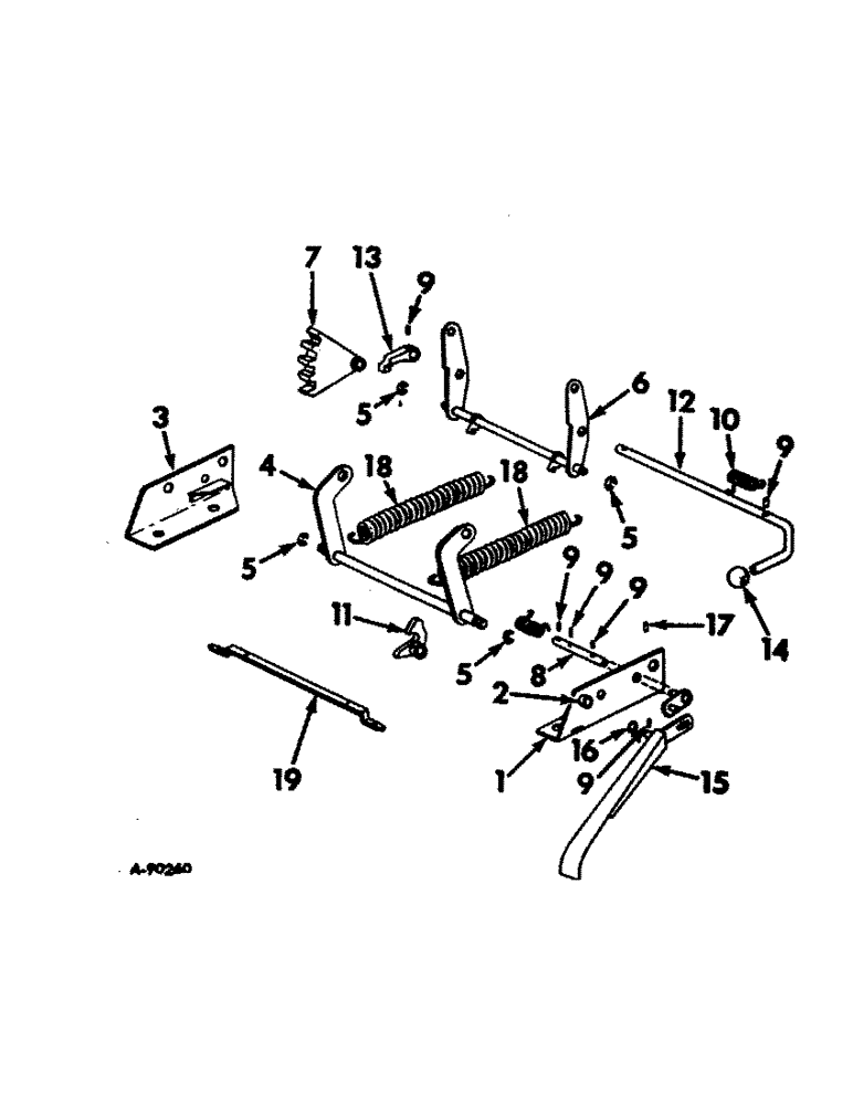 Схема запчастей Case IH 1456 - (13-11) - SUPERSTRUCTURE, ADJUSTABLE SEAT BASE (05) - SUPERSTRUCTURE