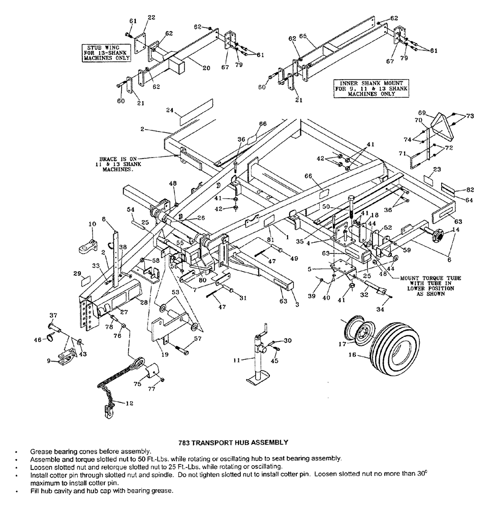Схема запчастей Case IH 6750 - (001) - MAIN FRAME (WITH COULTER ATTACHMENT) (09) - CHASSIS