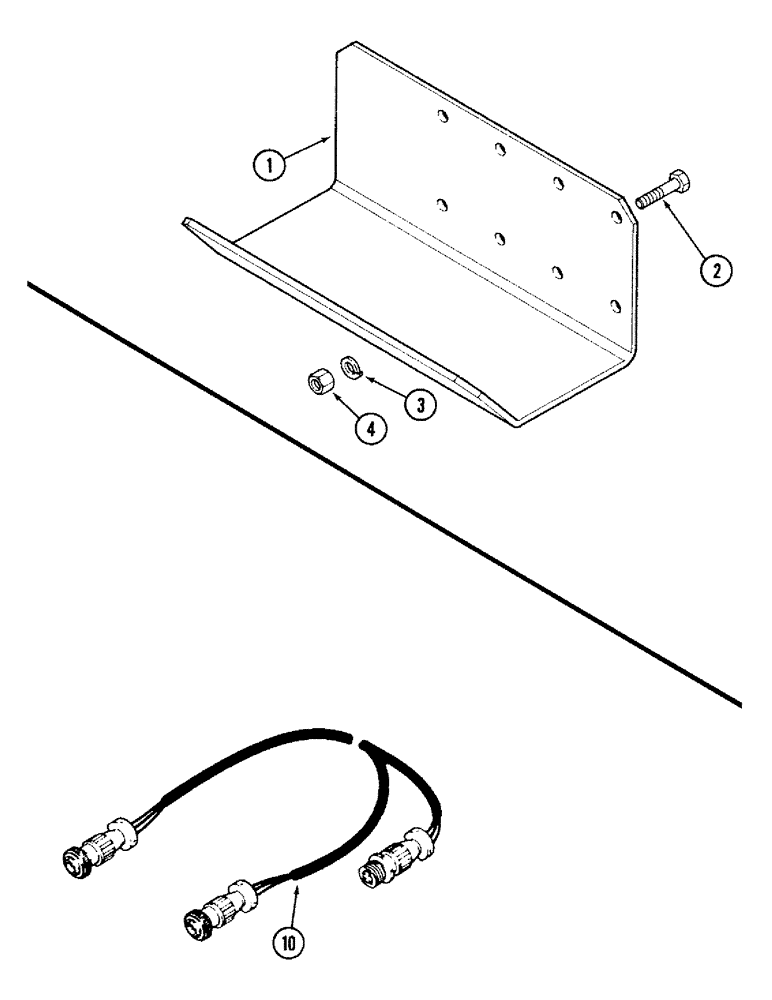 Схема запчастей Case IH 2394 - (4-64) - SPEED SENSOR SHIELD (04) - ELECTRICAL SYSTEMS
