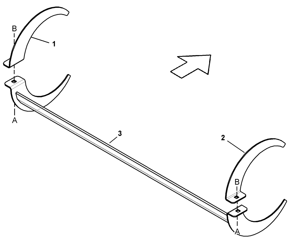Схема запчастей Case IH 2062 - (09-32) - CROP LIFTER - STORAGE (03) - CHASSIS/MOUNTED EQUIPMENT