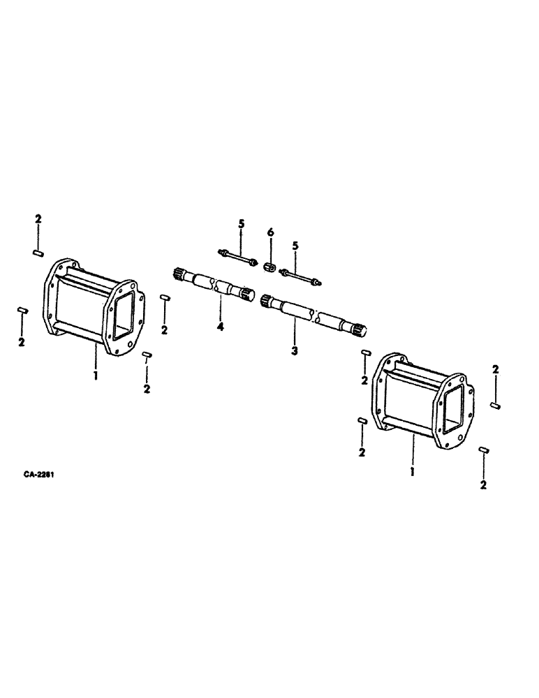 Схема запчастей Case IH 815 - (07-10) - DRIVE TRAIN, MAIN WHEEL EXTENSION, 120 INCH TREAD Drive Train