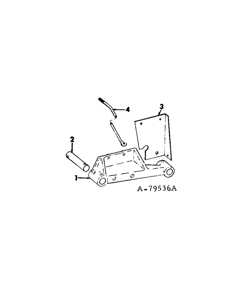Схема запчастей Case IH 10 - (A-15) - LEFT WHEEL RELOCATING ATTACHMENT, FOR 37, 47, 430 AND 440 BALERS 